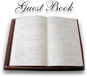 Guest book comments